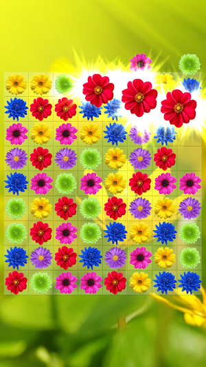 Flower Blossom Crush: Garden Puzzle Mania Match 3 Screenshot 2