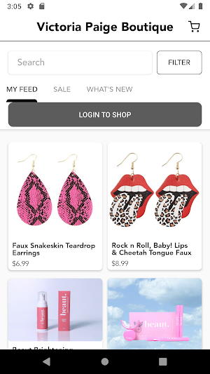 Victoria Paige Boutique Screenshot 1