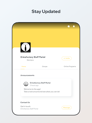 Drinxfactory Staff Portal Screenshot 3