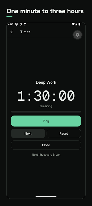 TimedFlow Stage Timer with AI Screenshot 1