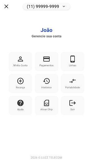 Luzz Telecom Screenshot 2