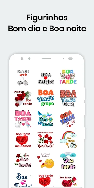 Figurinhas Bom Dia e Boa Noite Screenshot 1