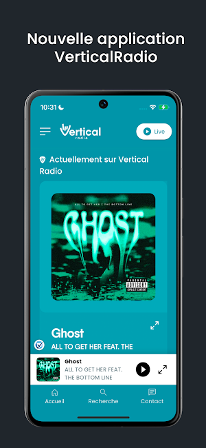 Vertical Radio Screenshot 0