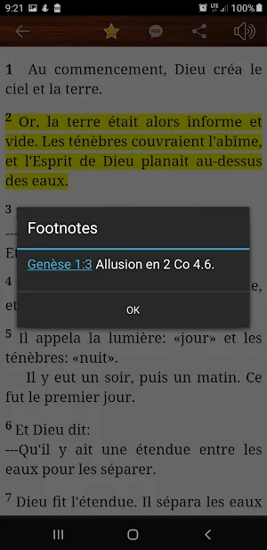 Sainte Bible BDS Screenshot 2