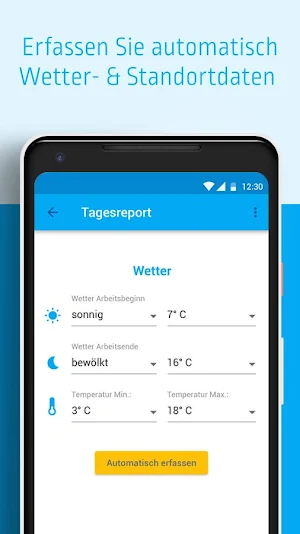Bautagebuch durch Spracheingab Screenshot 2