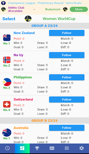 Women WorldCup Matches 2023 Screenshot 1
