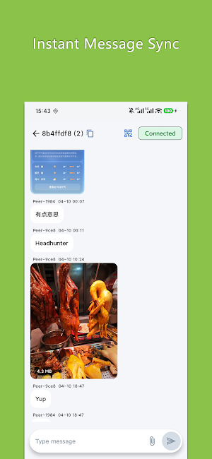 SnapRoom - Text & Image Sync Screenshot 1