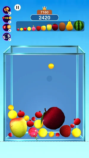 Fruit Drop 3D Merge Melon Screenshot 2
