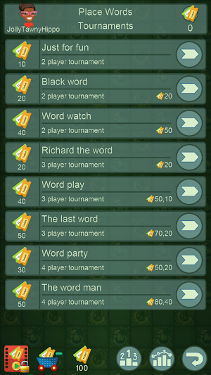 Place Words, word puzzle game. Screenshot 3