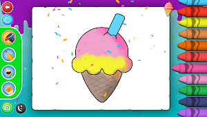 ice Cream Coloring Screenshot 1