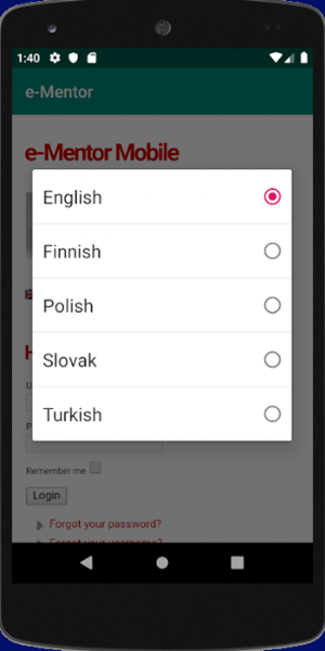 e-Mentor Screenshot 1