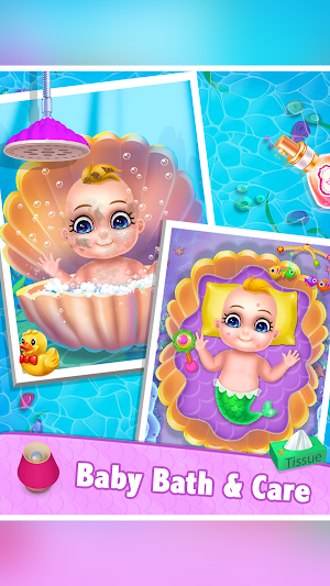 Mermaid mommy newborn care Screenshot 0