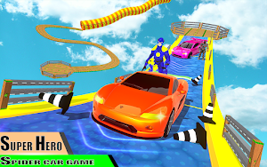 Mega Ramp Car :Spider Car Game Screenshot 3