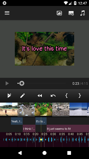 Video Lyrics Screenshot 3