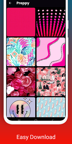 Preppy Wallpaper - Black pink Screenshot 3