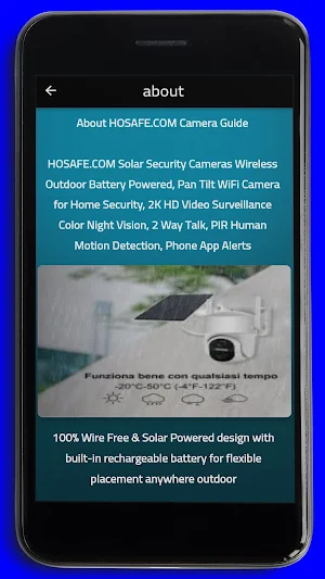 HOSAFE Camera Guide Screenshot 1