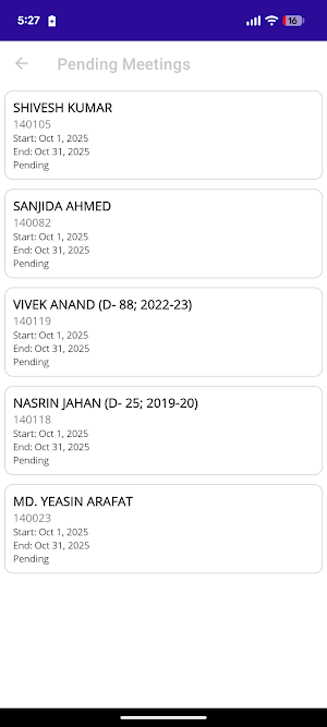 BMC Mentorship Management Screenshot 3