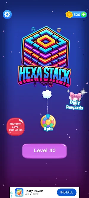 Hexa Stack Hexagon Puzzle Game Screenshot 0