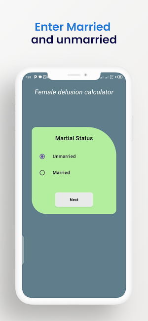 Male delusion calculator Screenshot 2