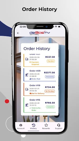 The Degasity App Screenshot 3