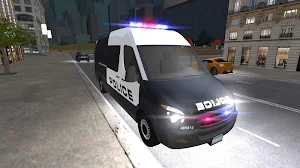 American Police Van Driving: Offline Games No Wifi Screenshot 2
