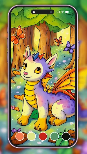 Mythical Creatures Coloring Screenshot 1