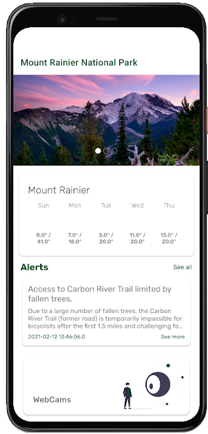 Mt. Rainier National Park Screenshot 0