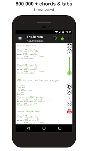 Guitar chords and tabs Screenshot 0