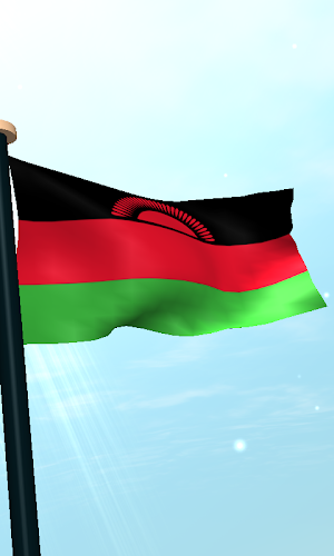 Malawi Flag 3D Live Wallpaper Screenshot 3