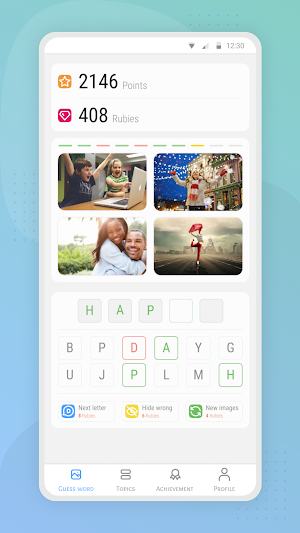 Guess Word - 4 Pics 1 Word: Ga Screenshot 2