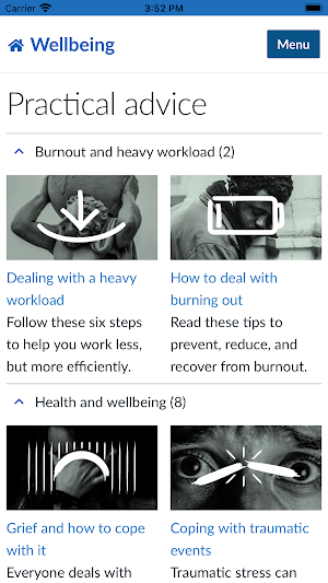 UNHCR Wellbeing Screenshot 1