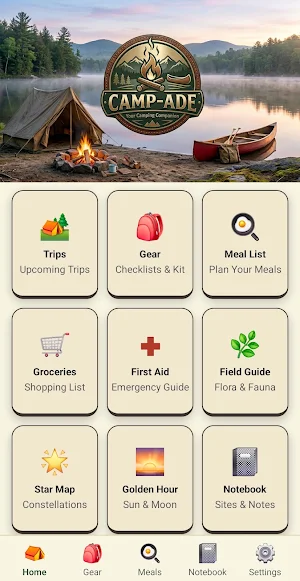 Camp-Ade: Offline Camping App Screenshot 0