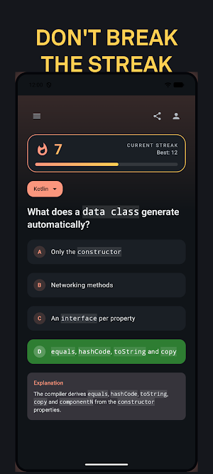 Quiz for Android Devs Screenshot 1