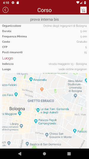 Ordine Ingegneri Bologna Screenshot 3