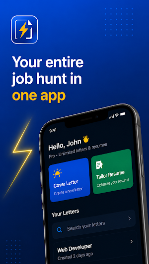 SwiftCover: AI Resume & Letter Screenshot 0