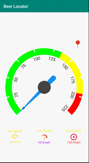 Beer Locator with Speedometer Screenshot 3