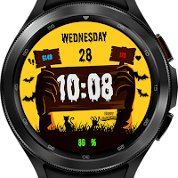 Pars Halloween Rip Watch Face