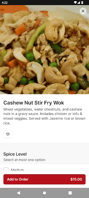 Arawan Thai Cuisine Screenshot 2
