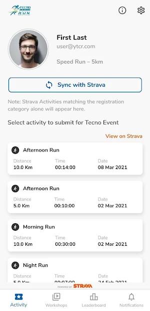 Tecno India Virtual Run Screenshot 2