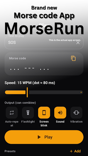 MorseRun - All-in-One Morse Screenshot 0