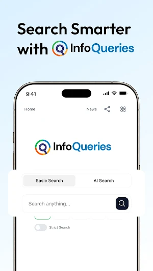 InfoQueries: Private AI Search Screenshot 0