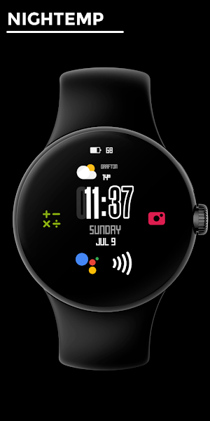 Nightemp - watch face Screenshot 0
