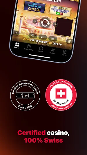 PASINO.ch Swiss Online Casino Screenshot 2