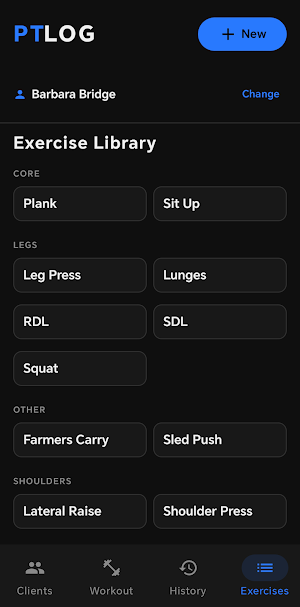 PT Log: Record client sessions Screenshot 2