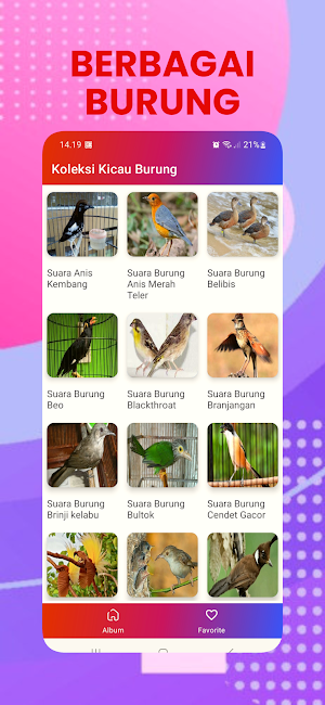 Suara Kicau Burung Offline MP3 Screenshot 1