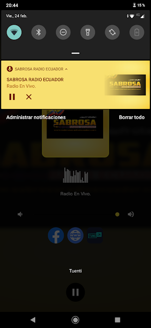SABROSA RADIO ECUADOR Screenshot 2