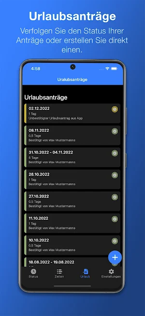 AFS-Zeiterfassung Pro Screenshot 3