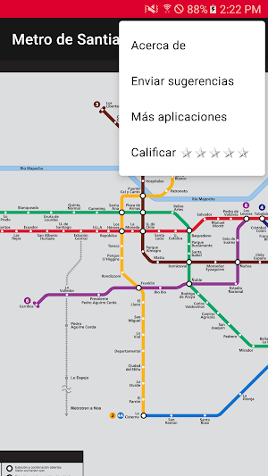 Metro de Santiago Chile (Sin Internet) Screenshot 3