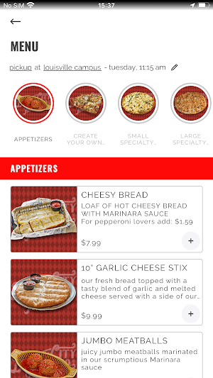 Derby City Pizza Screenshot 2