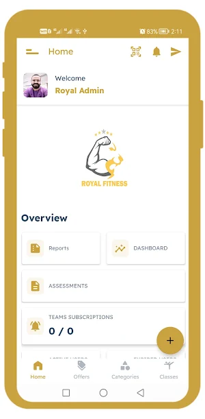 Royal Fitness Gym Screenshot 1
